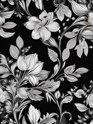 Black Colour Flower Wallpaper  ,mobile iphone background wallpaper