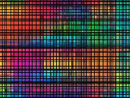 Rainbow Grid Wallpaper  