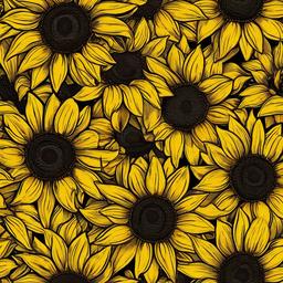 Sunflower Background Wallpaper - yellow background sunflower  