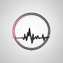 Best Tattoo Heartbeat - Find inspiration for your heartbeat tattoo by exploring top designs considered among the best in the tattoo community.  simple vector color tattoo,minimal,white background