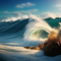 Wave Background Wallpaper - big wave background  