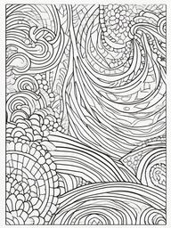 Rainbow Coloring Page - Rainbow outlined with vibrant designs.  easy,simple,minimal,coloring pages,black and white outline