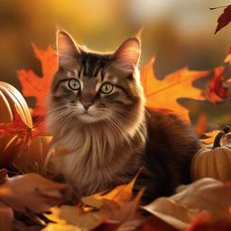 Fall Background Wallpaper - fall cat wallpaper  