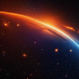 Galaxy Background Wallpaper - orange galaxy background  