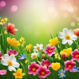 background spring flowers wallpaper  ,background wallpaper