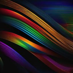 Rainbow Background Wallpaper - black rainbow background  