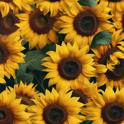 Sunflower Background Wallpaper - aesthetic background sunflower  
