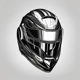 drawing of helmet  minimal rough scribbles,doodles,black and white