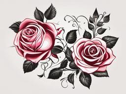 Rose Tattoo - Symbolizes love and passion  minimal design