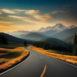 Mountain Background Wallpaper - road mountain wallpaper  