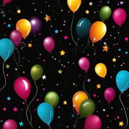 Party Background Wallpaper - happy birthday to you black background  