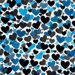 Heart Background Wallpaper - black and blue heart wallpaper  