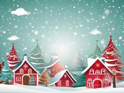 Whimsical Christmas Background  