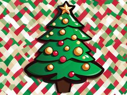 Xmas Tree clipart - xmas tree with a star on top  