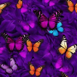 Butterfly Background Wallpaper - purple wallpapers butterflies  