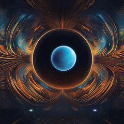 Dual Monitor Background - Twin-Screen Space Odyssey, Unveiling the Mysteries of the Universe  intricate patterns, splash art, wallpaper art