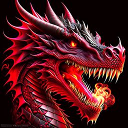 dragon clipart - drakon, a formidable and fire-breathing dragon. 