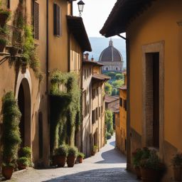 secrets of san miniato - paint the secrets and historic charm of san miniato in tuscany, with its medieval streets and renowned truffle hunting. 