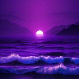 Ocean Background Wallpaper - purple ocean background  