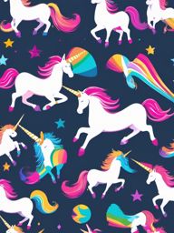 Dabbing Unicorn Clipart - Embrace the trendy and fun with these dabbing unicorn illustrations that add a playful vibe.  vector art, clipart, minimal