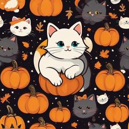 Cat Background Wallpaper - cute cat halloween backgrounds  