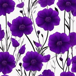 Purple Background Wallpaper - purple flower black background  