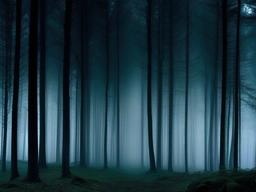 Dark Foggy Forest Wallpaper  ,desktop background wallpaper