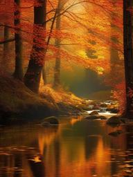 Fall Background Wallpaper - autumn forest background  