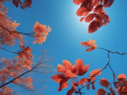 Blue Sky Backgrounds Clear Blue Skies for a Peaceful and Tranquil Aesthetic wallpaper splash art, vibrant colors, intricate patterns