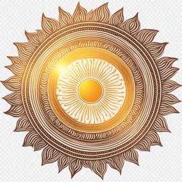 sun clipart transparent background - radiating simplicity and warmth. 