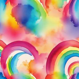 Rainbow Background Wallpaper - rainbow watercolor background  