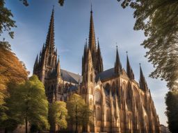 gothic cathedrals, with soaring spires, inspire awe across europe's historic cities. 