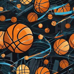 Cool Basketball Wallpapers - Streetball Game in the City  intricate patterns, splash art, wallpaper art