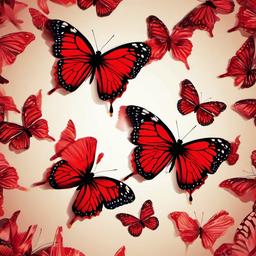 Butterfly Background Wallpaper - red butterfly wallpaper hd  