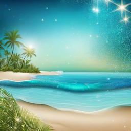 Beach background - beach glitter background  