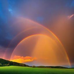 Sky Background Wallpaper - rainbow in the sky background  
