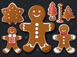 Gingerbread Man  clipart