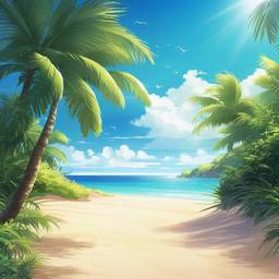 Beach background - beach background anime  