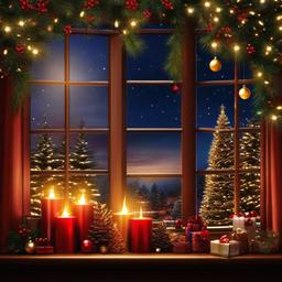 Christmas Background Wallpaper - christmas window background  