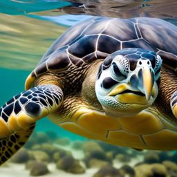 galápagos islands, ecuador - snorkels with graceful sea turtles and playful penguins. 