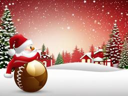 Christmas Wallpaper Football  