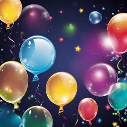 Bubble clipart - bubbles in a fun party atmosphere  