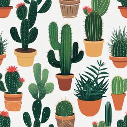 Cactus sticker, Prickly , sticker vector art, minimalist design