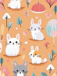 cute illustration wallpaper  ,mobile iphone background wallpaper