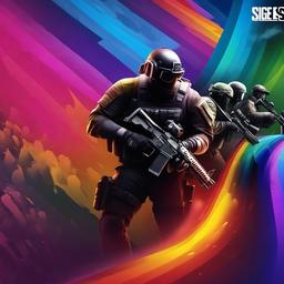 Rainbow Background Wallpaper - wallpaper rainbow six siege  