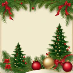 Christmas Border clipart - border featuring Christmas trees  