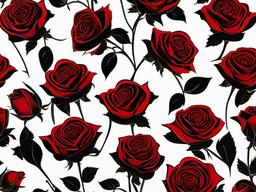 Red And Black Rose Background - Elegant red rose on a black background.  background wallpaper