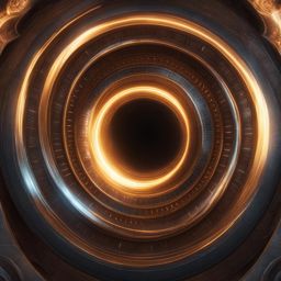 time-traveling portal generator, its swirling vortex opening doorways to different eras. 