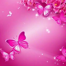 Butterfly Background Wallpaper - pink butterflies background  
