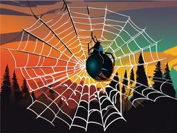 Spider Web  clipart